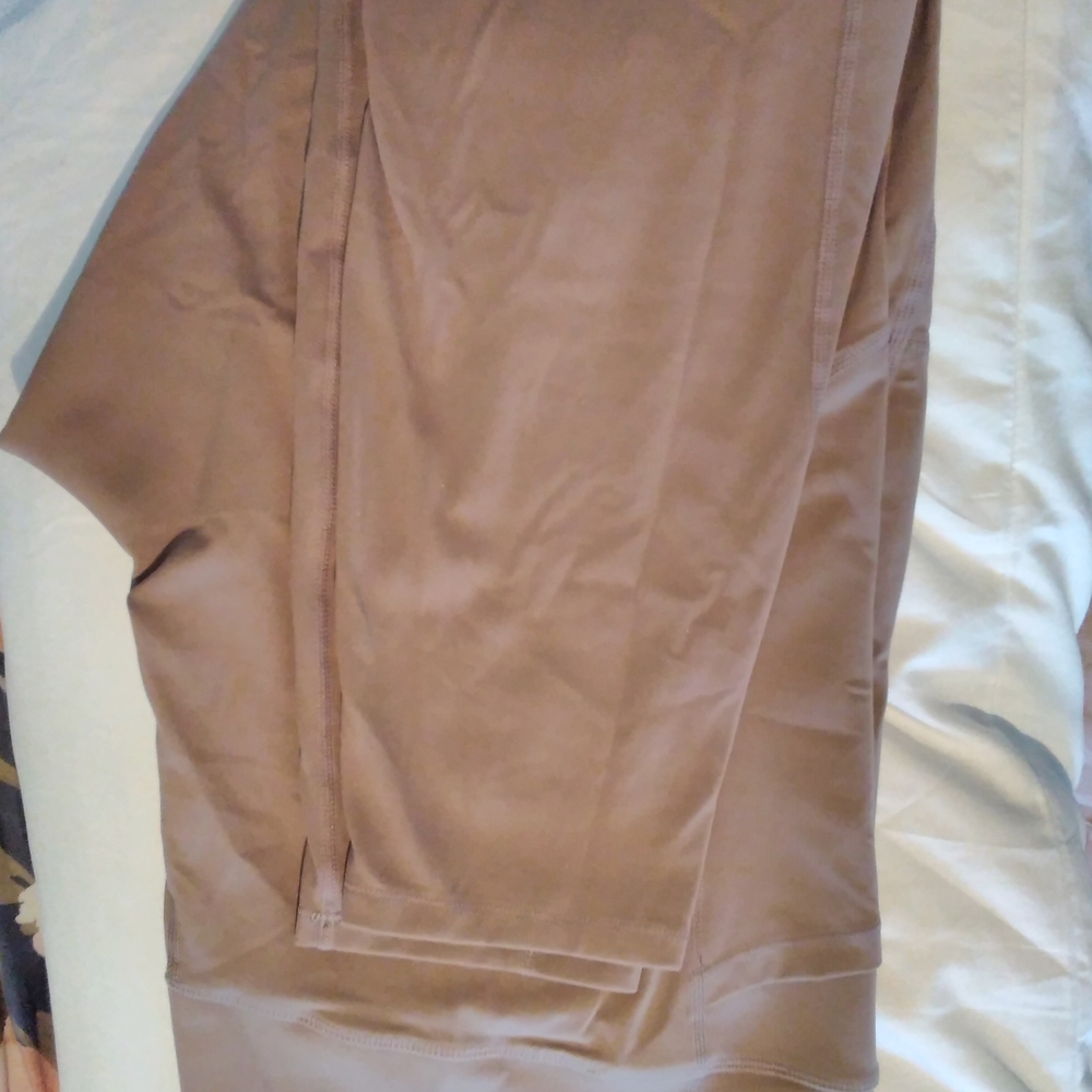 HALARA Butt Lift 7/8 2XL Tummy Control Women's Leggings - Tan